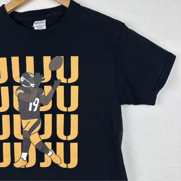 Pittsburgh Steelers JuJu Smith Schuster Graphic T Shirt Youth Medium Tee SS YM - Picture 8 of 12